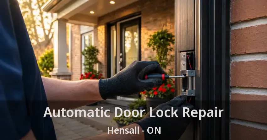 Automatic Door Lock Repair Hensall - ON