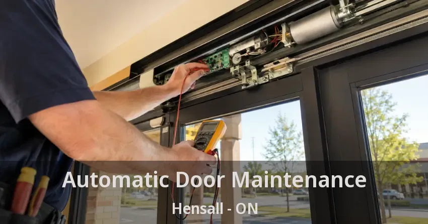 Automatic Door Maintenance Hensall - ON