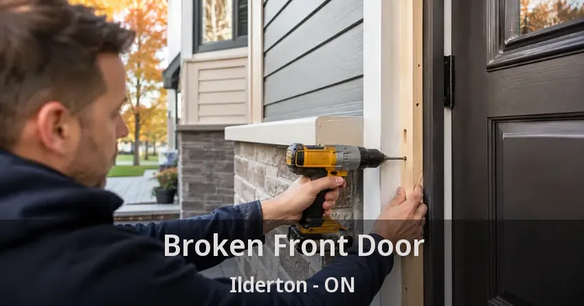 Broken Front Door Ilderton - ON
