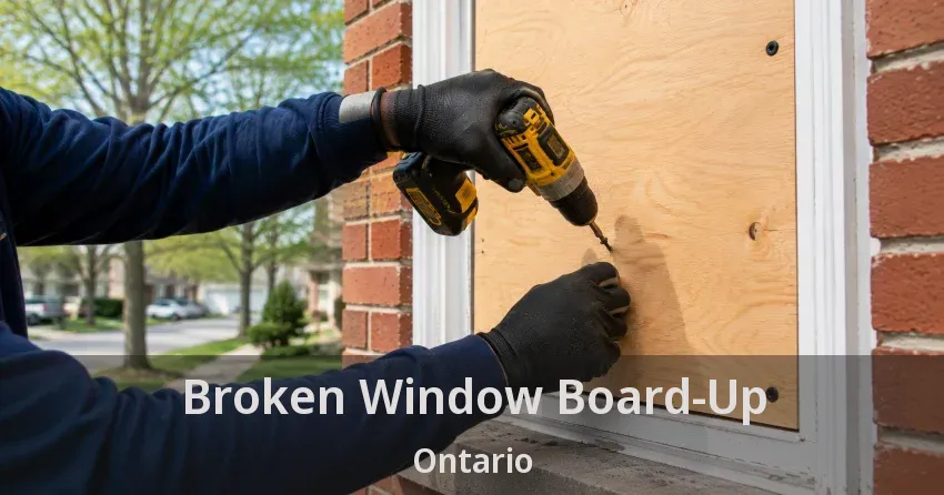 Broken Window Board-Up Ontario