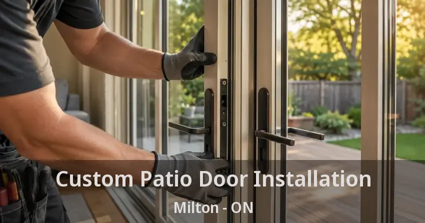 Custom Patio Door Installation Milton - ON