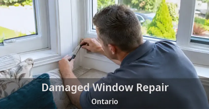 Damaged Window Repair Ontario