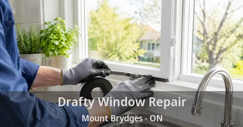 Drafty Window Repair Mount Brydges - ON