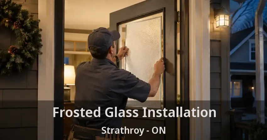 Frosted Glass Installation Strathroy - ON