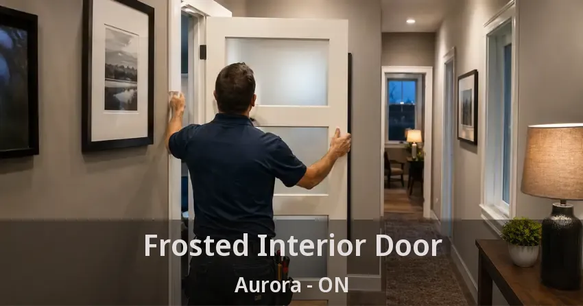 Frosted Interior Door Aurora - ON
