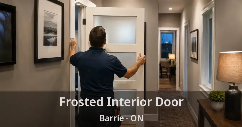 Frosted Interior Door Barrie - ON