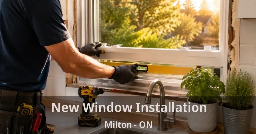 New Window Installation Milton - ON