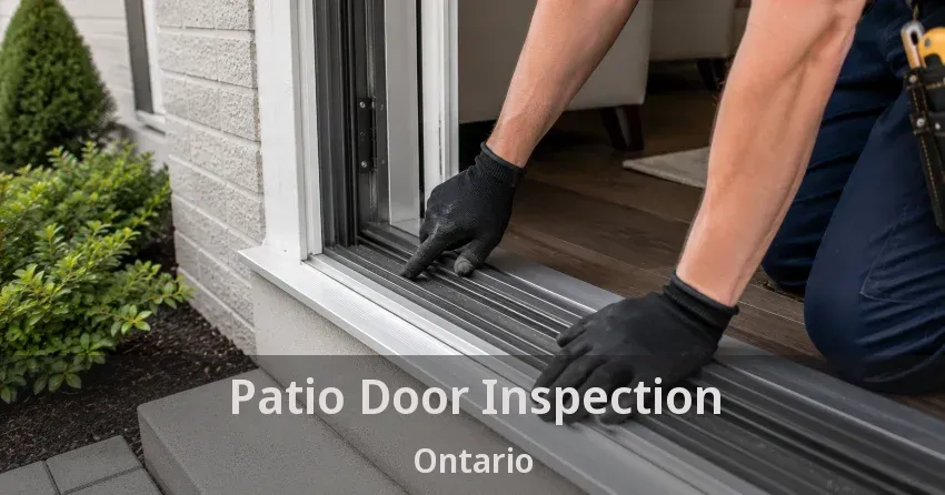 Patio Door Inspection Ontario