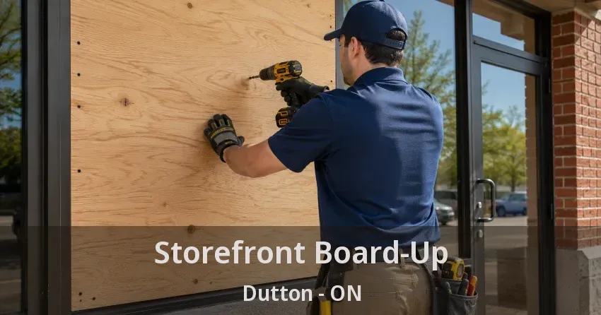 Storefront Board-Up Dutton - ON