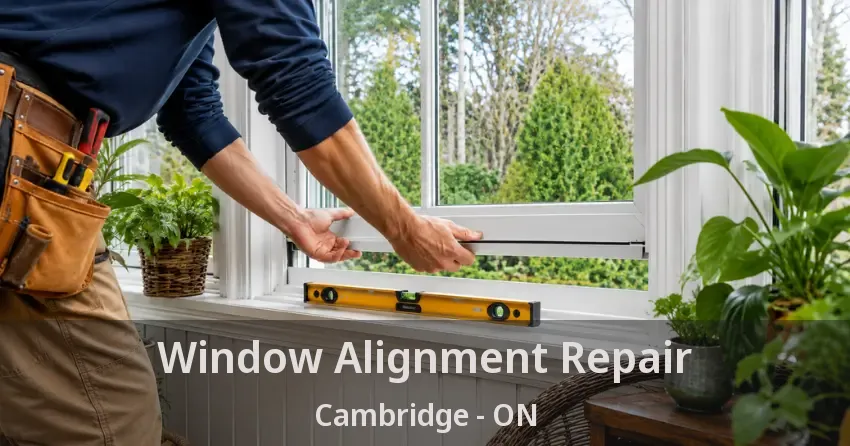 Window Alignment Repair Cambridge - ON