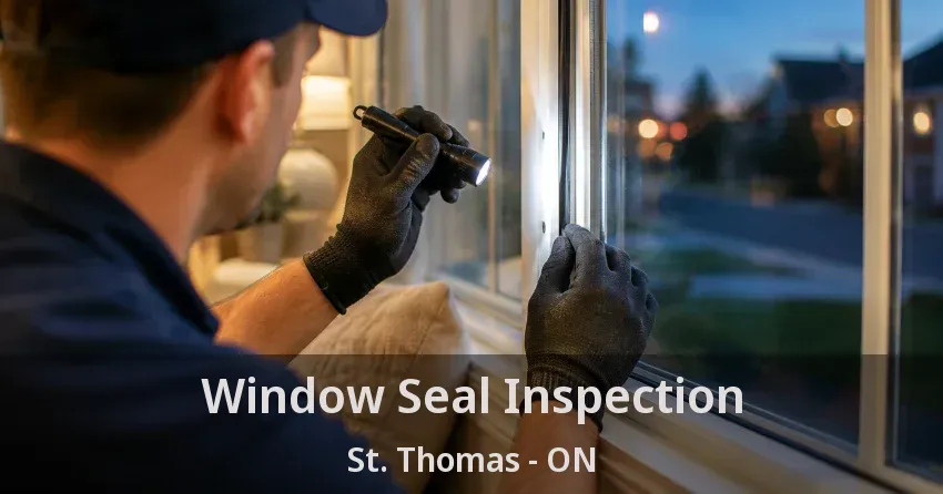 Window Seal Inspection St. Thomas - ON