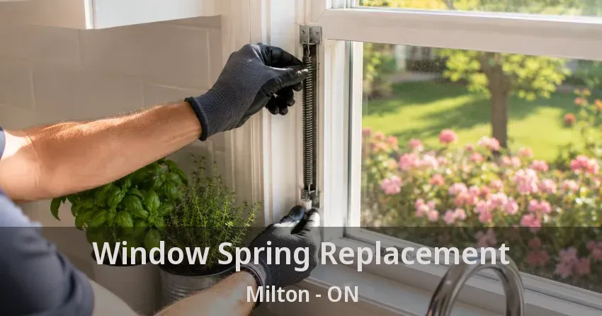 Window Spring Replacement Milton - ON