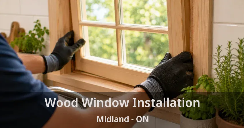 Wood Window Installation Midland - ON