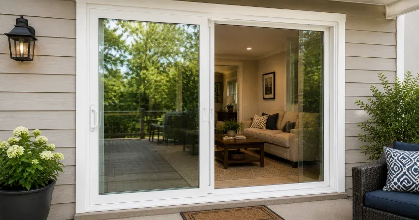 new patio door replacement installed in Georgina home